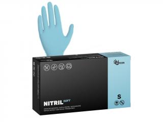 Espeon Nitrilové rukavice NITRIL SOFT/IDEAL 100 ks, nepudrované, světle modré, 3.0 g Velikost: S