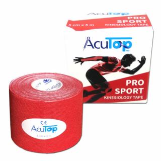 AcuTop Pro Sport kineziotejp červený 5cm x 5m