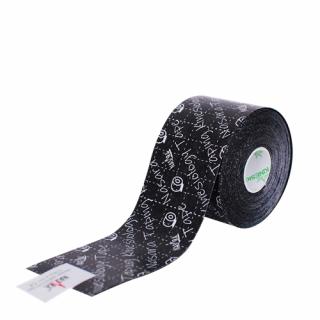 Nasara kinesio tape čierna tejpovacia páska 5 cm x 5 m