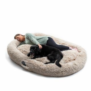 Pelech pre ľudí a psíkov Human Dog Bed XXL InnovaGoods Béžový