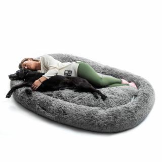 Pelech pre ľudí a psíkov Human Dog Bed XXL InnovaGoods Šedý