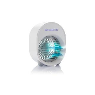 Ventilátor a zvlhčovač vzduchu 2v1 s LED osvetlením Koolizer InnovaGoods