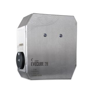 EV Expert EVECUBE 2B - 2x 22kW AC charging station , Dynamic load management None, Type of connection 2P 2x charging cable T2, 5M (spiral), Request for custom graphics + logo No, Extended warranty  36 months - included in the price