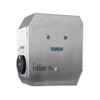 EV Expert EVECUBE 2B+ (2x22kW AC charging station (offline + display + PV surplus + RFID), Dynamic load management None, Type of connection 2P 2x charging socket T2 (default), Request for custom graphics + logo Yes (screen printing / engraving laser), Ext