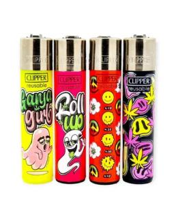 CLIPPER® Zapalovač Roll Up 4ks