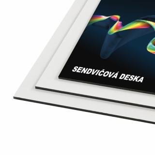 Sendvičová hliníková deska s potiskem 3x1,5 m