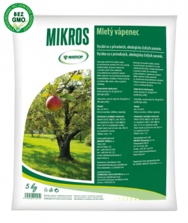 MIKROS Mletý vápenec - 5 kg