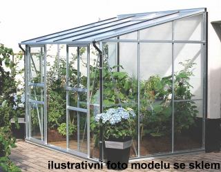 Skleník VITAVIA IDA 5200 PC 4 mm strieborný