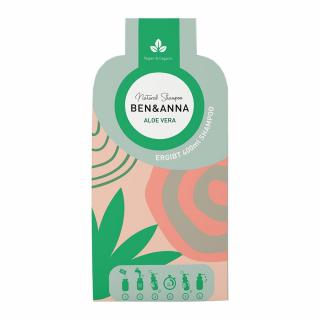 Ben & Anna Šampón v prášku (2×20 g) - Aloe vera - na citlivú pokožku hlavy