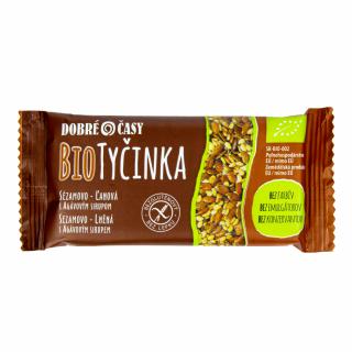 Dobré časy Tyčinka sezamovo-lněná 40 g BIO   DOBRÉ ČASY