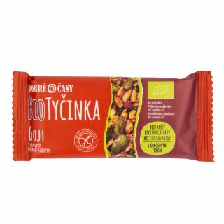 Dobré časy Tyčinka slunečnicovo-dýňová s goji 40 g BIO   DOBRÉ ČASY