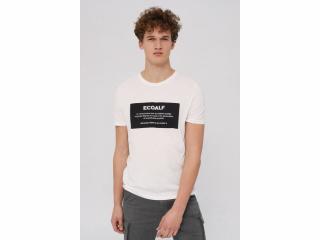 Ecoalf Natal Label T-shirt Man White