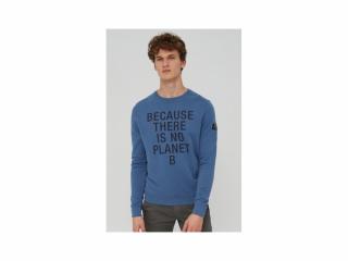 Ecoalf San Diego Because Sweatshirt Man Ocean Blue