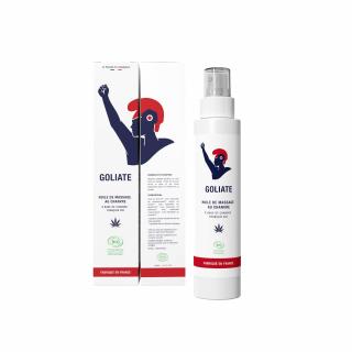 Goliate Relaxačný masážny olej s konope BIO (100 ml) - vhodný na erotickú masáž