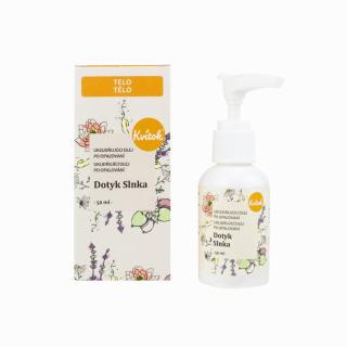 Kvitok Upokojujúci olej po opaľovaní Touch of Sun (50 ml) - upokojuje pokožku po opaľovaní