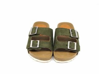 Perky Slide Fivela Baixo Rustic Green