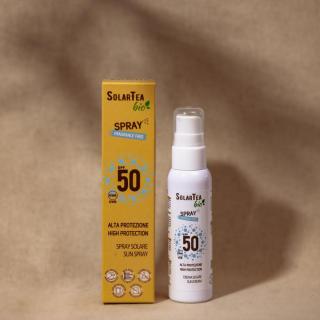 Solar Tea Opaľovací krém v spreji SPF 50 (100 ml) - bez parfumu