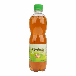 Stevikom Kombucha zázvor s limetkovou příchutí 500 ml BIO   STEVIKOM