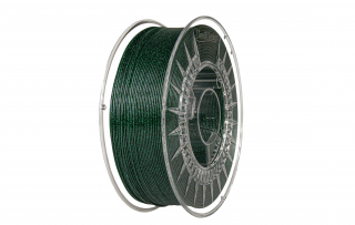 Filament Devil Design PET-G 1,75 Galaxy trblietavá zelená, tlačová struna, 1kg (PETG 1,75 GALAXY GREEN)