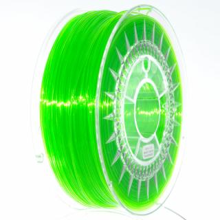 Filament Devil Design PET-G 1,75 svetlozelený transparentný, tlačová struna, 1kg (PETG 1,75 BRIGHT GREEN TRANSPARENT)