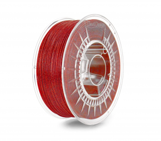 Filament Devil Design PLA 1,75 Galaxy trbietavá červená, tlačová struna, 1kg (PLA 1,75 GALAXY RED)