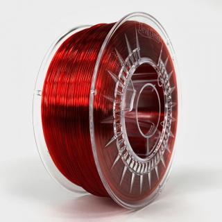 Filament Devil Design PMMA (1 kg) 1,75 rubínovo červený transparentný (Devil Design PMMA (1 kg) 1,75 RUBY RED TRANSPARENT)