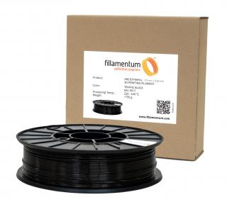 Fillamentum ABS 1,75mm Traffic Black Ral 9017