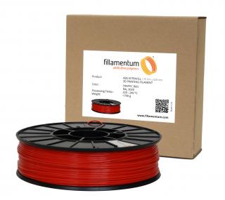 Fillamentum ABS 1,75mm Traffic Red RAL 3020