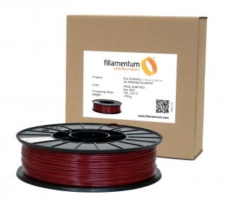 Fillamentum PLA 1,75mm Pearl Ruby Red