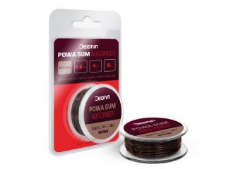 Delphin POWA GUM Absorber Hnedá | 0.6mm/4kg/10m