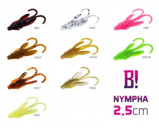 Delphin Umelá nástraha BOMB! Nympha / 10ks - 2,5cm/NEON