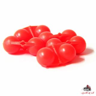 Hell-Cat Chrastítko Scream Balls Red, 5ks