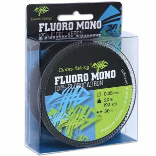 Nadväzcový vlasec Giants Fishing 100% Fluorocarbon 30m, Variant 0,30mm/15lb(6,8kg)