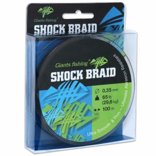 Pletená šnúra Giants Fishing Shock Braid 100m