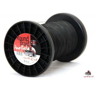 Pletená šnúra Hell-Cat Round Braid Power Black 1000m, Variant 0,70mm (85,0kg)