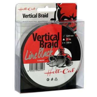 Šnúra Hell-Cat Braid Line Vertical Black 0.37mm, 33kg, 150m