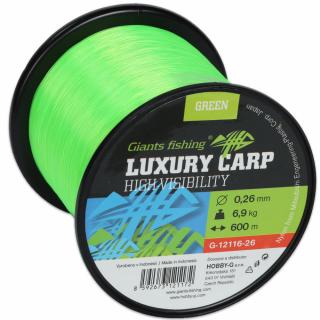 Vlasec Giants Fishing Luxury Carp High-Visibility Green 600m, Variant 0,26mm /6,9kg