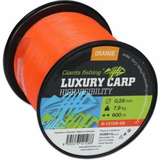 Vlasec Giants Fishing Luxury Carp High-Visibility Orange 600m, Variant 0,23mm/5,9kg