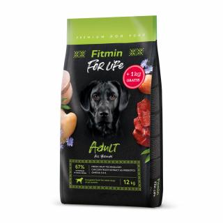 Fitmin For Life Adult krmivo pre psov 12 + 1 kg