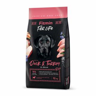 Fitmin For Life Duck & Turkey krmivo pre psov 12 kg