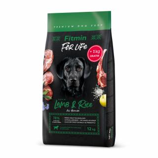 Fitmin For Life Lamb & Rice krmivo pre psov 12 + 1 kg