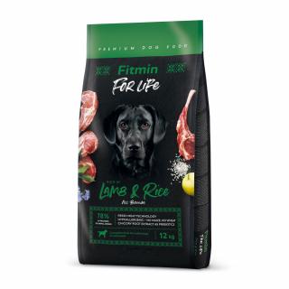 Fitmin For Life Lamb & Rice krmivo pre psov 12 kg