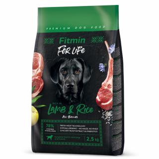 Fitmin For Life Lamb & Rice krmivo pre psov 2,5 kg