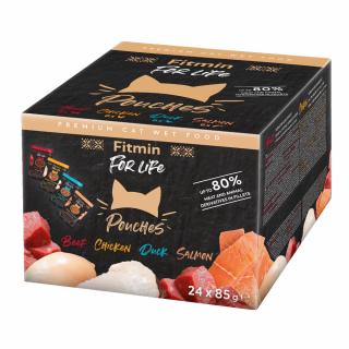 Fitmin For Life Multipack kapsiček pre mačky 24 ks x 85 g