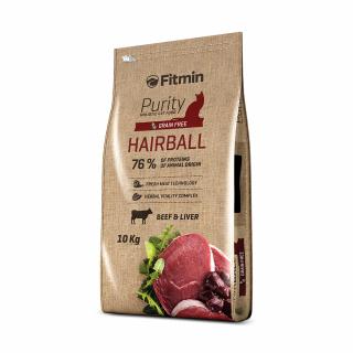 Fitmin Purity Hairball krmivo pre mačky 10 kg