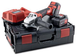 FLEX LBE 125 18.0-EC /5.0 Set (FLEX Aku-uhlová brúska s variabilnými otáčkami a brzdou 18,0 V, 125 mm)