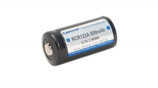 Dobíjacie batérie Keeppower RCR123A 800 mAh (Li-Ion) s ochranou