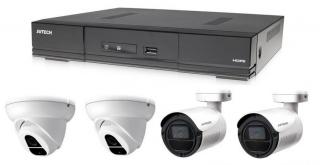 Kamerový set 1x AVTECH DVR DGD1005AV, 2x 2Mpx Dome kamera AVTECH DGC1004XFT a 2x 2Mpx Bullet kamera AVTECH DGC1105YFT + 2x napájací zdroj ZADARMO!