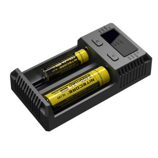 NITECORE i2 NEW inteligentná nabíjačka-dve nezávislé pozície, nabíja Li-Ion, Ni-MH, Ni-Cd, 12/230V