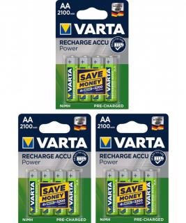 Varta 56706 R6 2100mAh NIMH basic - Nabíjací batérie, 12 ks